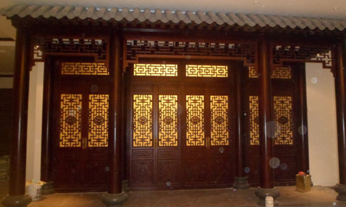 虎门港管委会传统仿古门窗浮雕技术制作方法